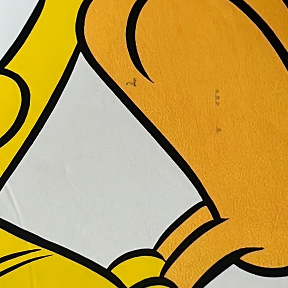 Vintage 1995 Warner Bros Looney Tunes Sylvester the cat & tweety bird placemat - Picture 5 of 5